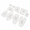 1 jeu 15 pouces Ours en Mémoire Motif Plastique Couture Quilting Gabarit Pour Artisanat Maison