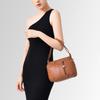 Borsa a Spalla Morbida in PU con Chiusura a Zip Frontale e Tracolla Regolabile Elegante Borsa Tote Quotidiana da Donna