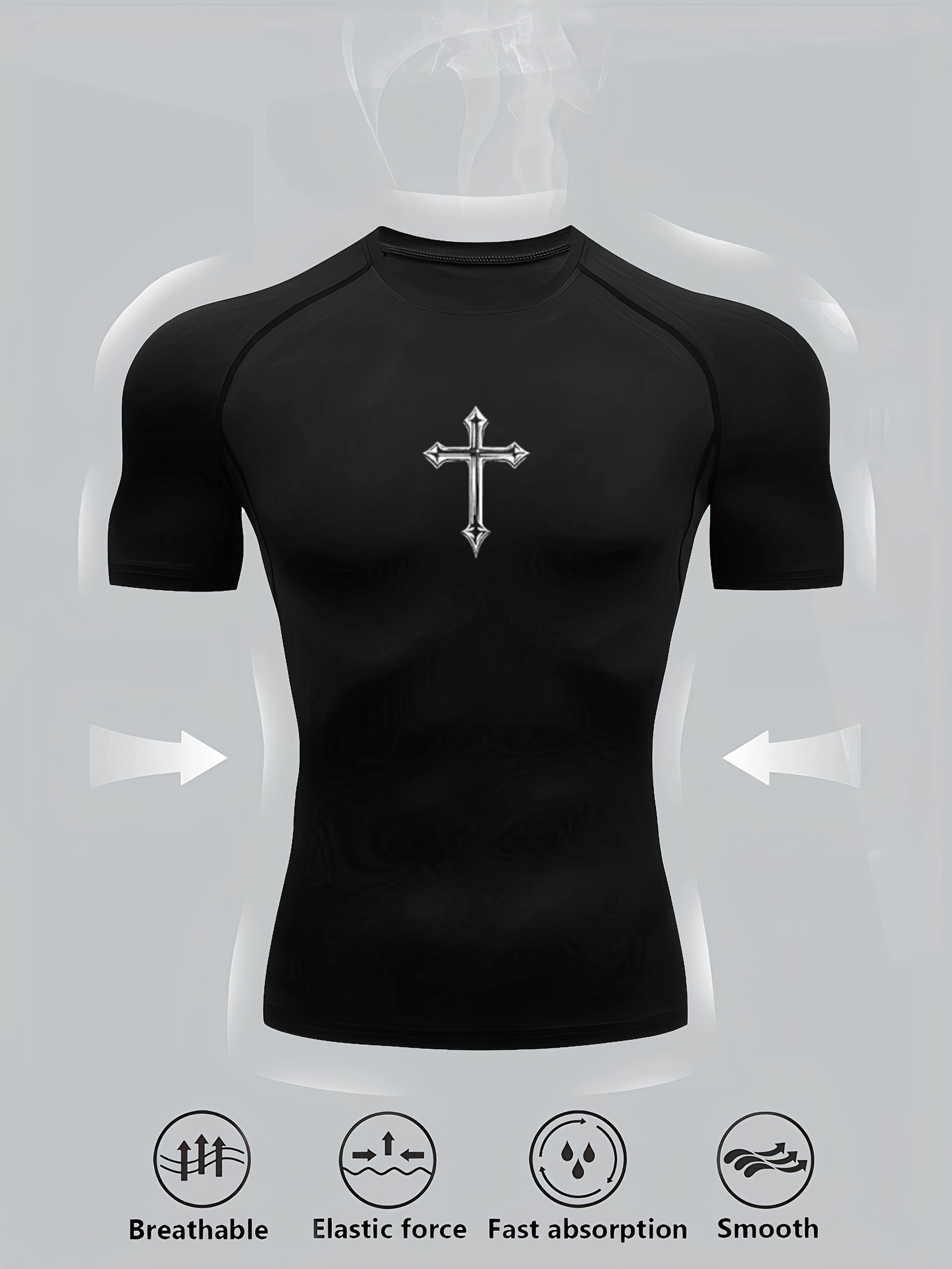

Men s Anime Compression Shirt Quick Dry Gym Fitness T-Shirt Elastic Athletic Undershirts Summer Autumn ZY00155 S