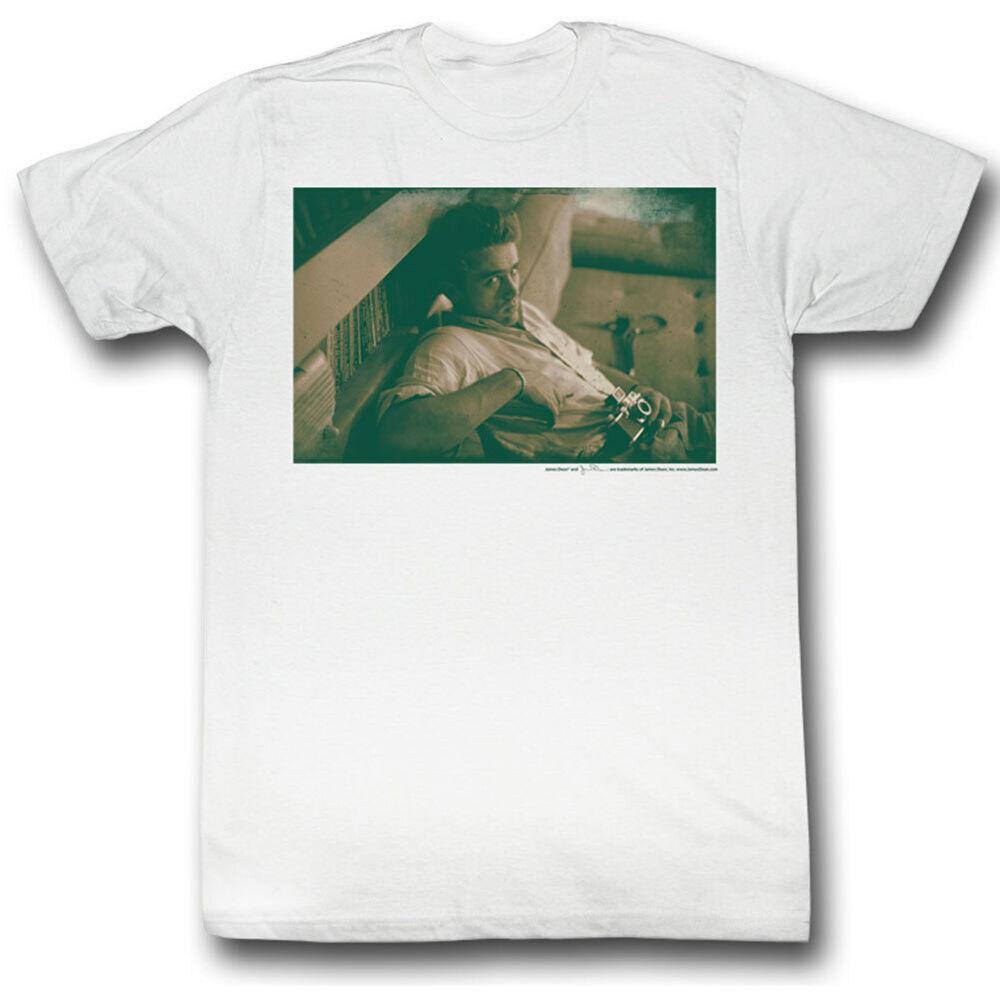 

James Dean Hi Slim Fit White Unisex T-shirt