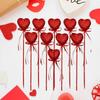 10Pcs Heart Picks Cupcake Toppers DIY Handcrafts Party Supplies Baby Shower