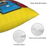T-TeletubbiesED Pillow Case  Retro Trendy Pillow Cover Comfy Pillowcases For Living Room Bed Chair