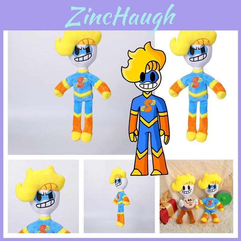 Peluche Supereroe Bryson And Ham Giocattolo di Peluche con Opzioni di Colore Marrone e Blu