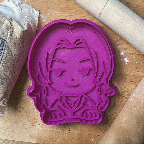 3D Printed Cookie Cutter & Stamp Set PLA Baking Mold for Themed Cookies Fondant Chocolate Easy-Release Party Dessert Molds