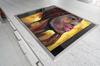 GLAS-SCHNEIDEBRETT 52x40 FRAU