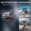 Metal Cage for Insta360 GO3/Go3S Expansion Frame Dual Cold Shoe Magnetic Quick-release for Action Camera Accessories Shockproof
