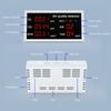 5-in-1 Indoor Air Quality Sensor HCHO/TVOC/AQI/CO / CO2 Meter Multifunctional Air Gas Detector Real for Time Data Record