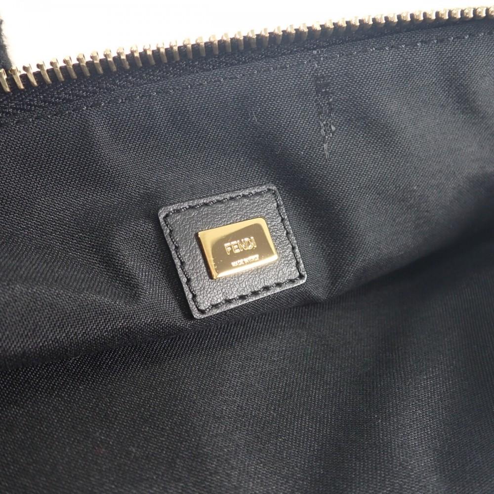 Fendi 8N0178 AEHR Pouch Pink Calfskin Mens