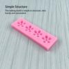 Silicone 4 Grid Flower Shape Cake Mold Romantic DIY Washable Replacement Home Kitchen Fondant Chocolate Baking Mould