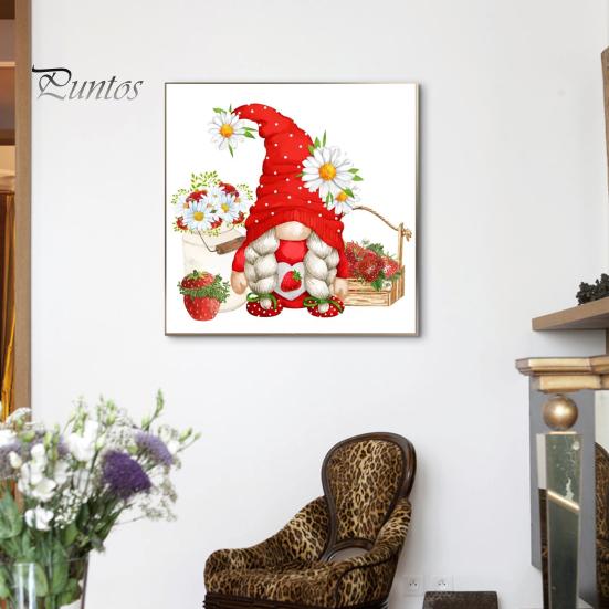 

5D DIY Diamond Art Безликий Гном Кукла Узор Повышение Креативности Снятие стресса Вышивка крестиком Мозаика Комплект изображений
