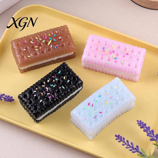 Squeeze Stress Ball Long Biscuit Relief Toy Simulation Strawberry Chocolate Sandwich Decompression Food Sensory Workers Relaxation Gift