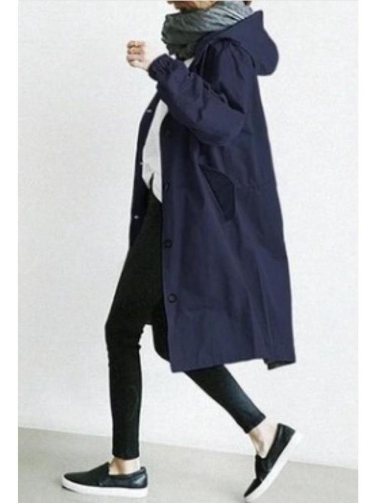 

Элегантная талия Женская повседневная осенняя ветровка Длинный рукав Средней длины 8 цветов Размеры 5XL темно-синий