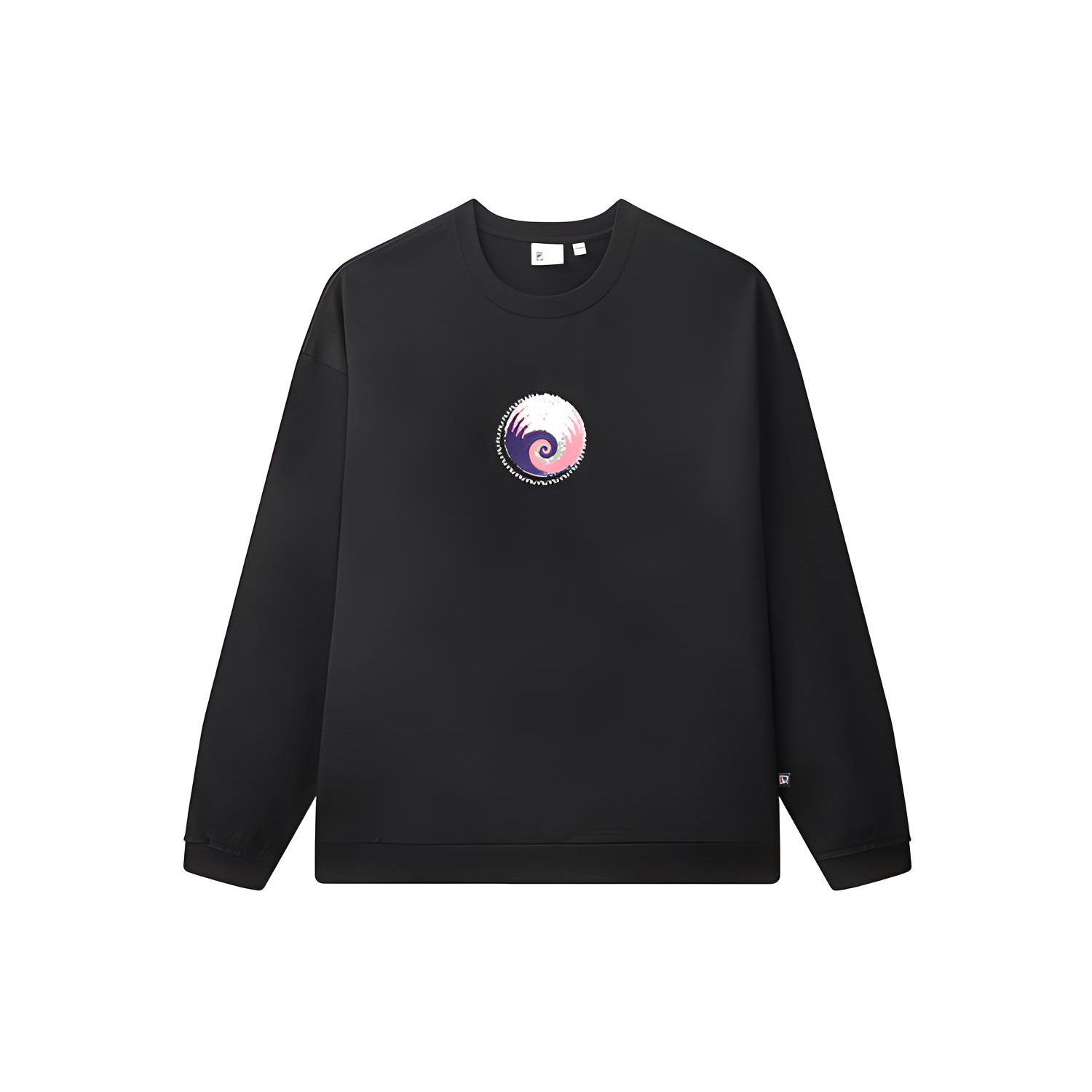 

Fila Простой повседневный вязаный свитер унисекс, черный F71U048205F-BK S