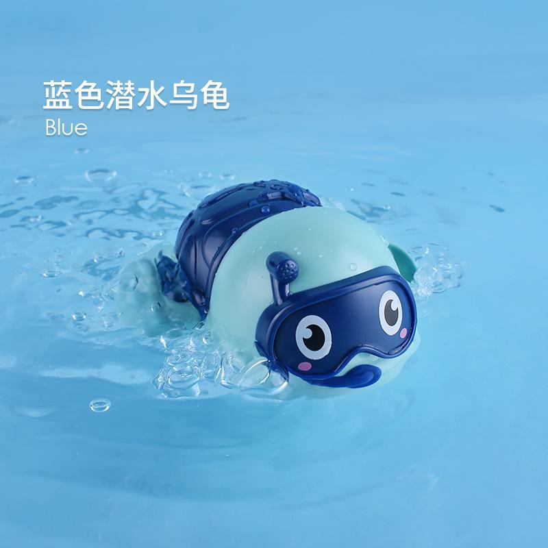 

Черепашка для купания Детская ванна Плавание Плавающая цепь для плавания Маленькая черепашка Детская водная игра зелёный