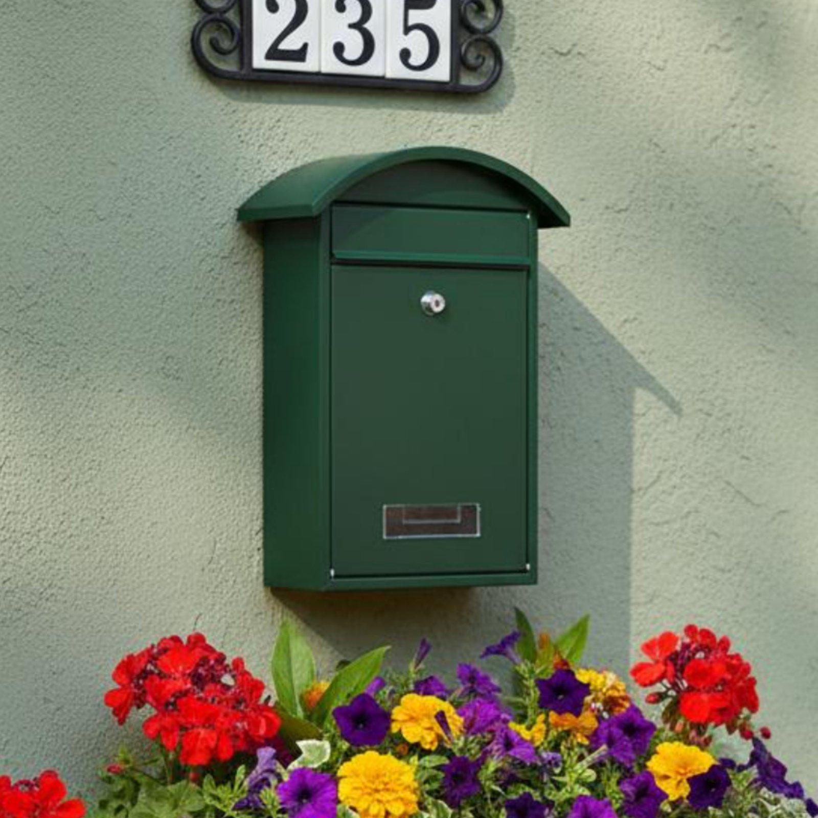 Metal Mailbox Heavy-Duty Outdoor Mail Box