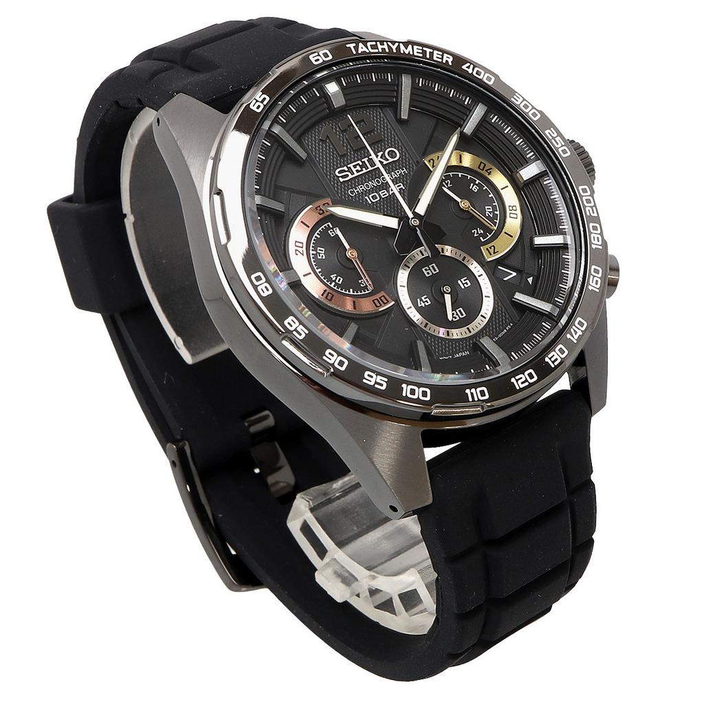 SEIKO SSB349P1 Watch, Chronograph, Tachymeter, Men's [ d]