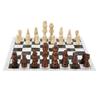 Folding Chess Board with 32 Pieces Chess Pieces Portable Funny Board Game Chess Sets for Holiday Party