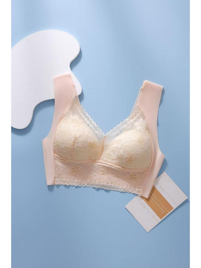 Top-Selling Seamless Plus Size Lace Bra: Ice Silk, Anti-Sagging, Comfortable, and Anti-Exposure