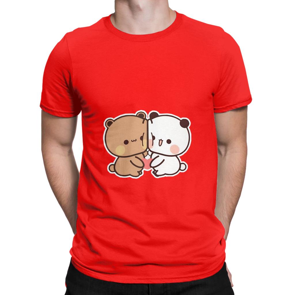 Bubu Dudu Panda Graphic 100 Cotton TShirt Bubu Dudu Tees Tops For Unisex