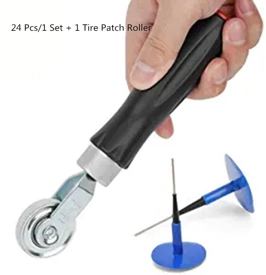 48 x 6mm Reifenreparatur-Stopfenflicken und Reifenreparatur-Nähwerkzeug, Reifenreparatur-Werkzeugsätze