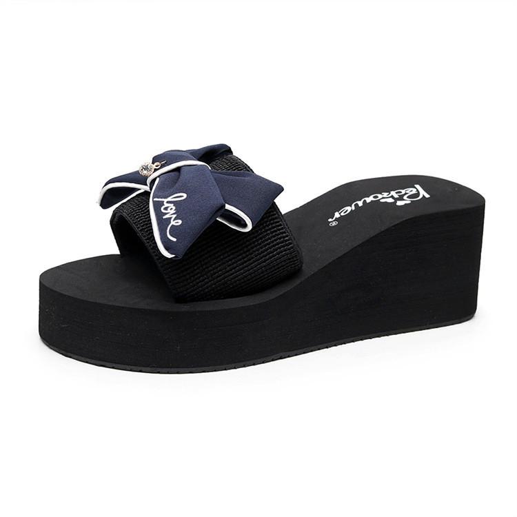 Summer Womens Flip Flops With Thick Sole And Non Slip Tpr Outsole For Beach Walks