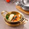 Korean Stainless Steel Instant Noodle Pot With Handle Frying Pans Cooking Pots Durable Seafood Snack Plate Kitchen Cookware