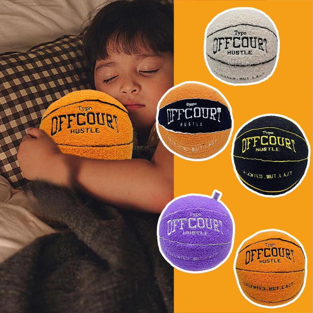 25cm Offcourt Basketball Pillow Anime Plush Toy Household Stuffed Plush Ball for Fans Toy Exquisite Children Birthday Gifts Boys
