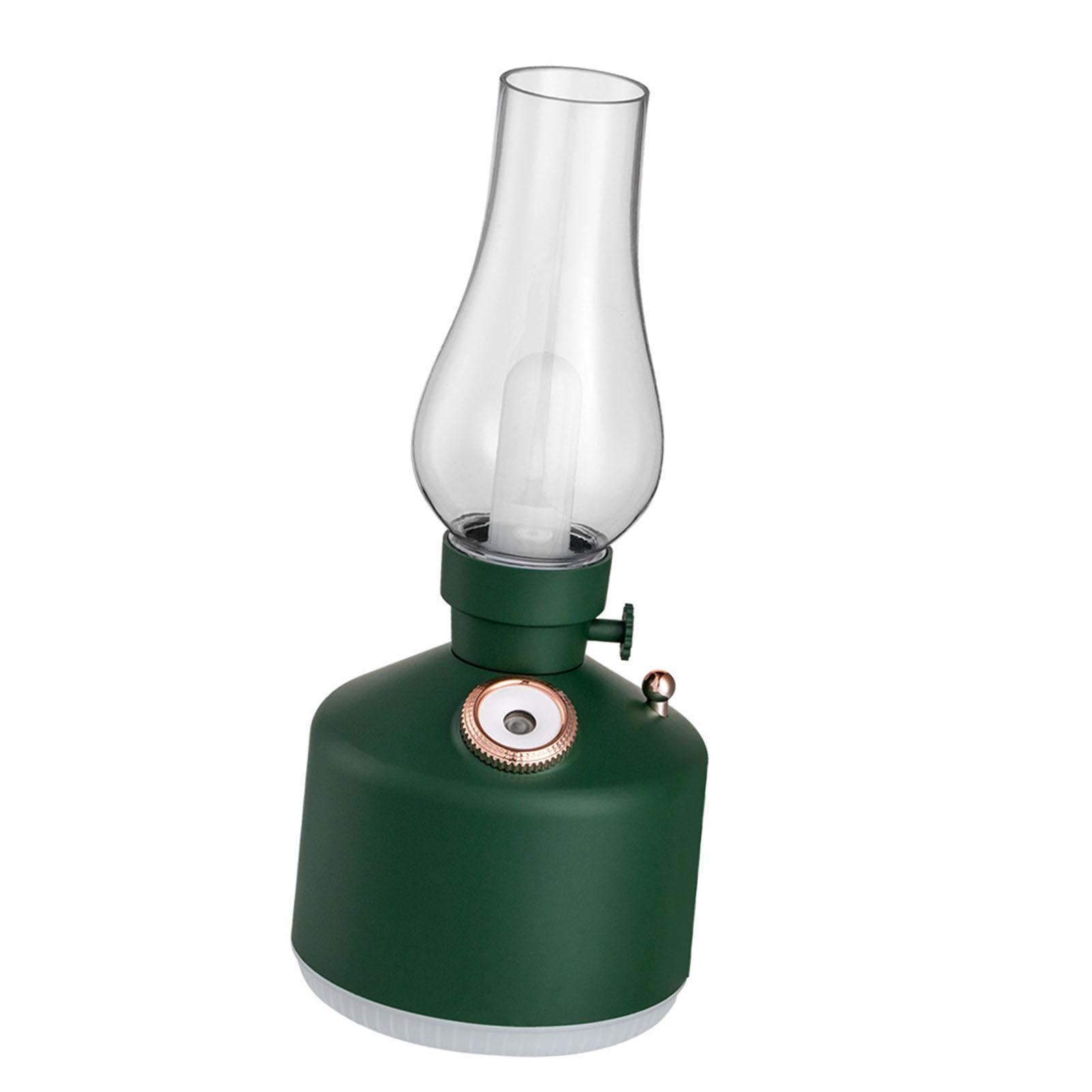 Lantern Humidifier Unique Retro Lamp USB Rechargeable Quiet Multifunctional Desktop Aromatherapy Humidifier for Room Decor