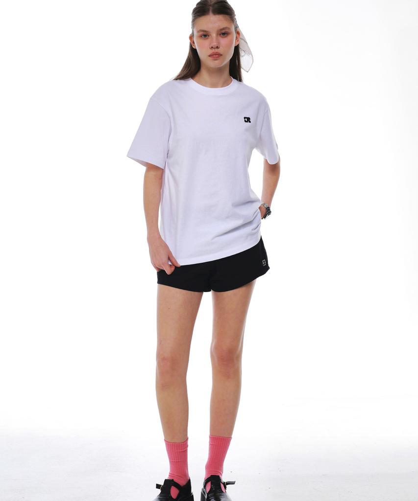 CENTAUR.KR Emblem Patch Nylon Shorts_Black