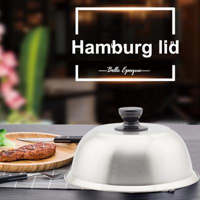 Copertura per imbastitura in acciaio inossidabile per piastra Formaggio Fusione Cupola Piccole cupole per grigliate per cucinare all'aperto e al chiuso