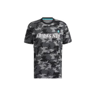 Originals Alphabetic Print Loose Fit Round Neck Short Sleeve T-Shirt Men Tops Camouflage HC9714