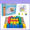 Wooden Creative Building Blocks Puzzle Montessori Educational Toy For Early Learning