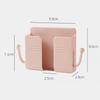 2Pcs Home Creativity Wall Mounted Organizer Storage Box Remote Control Mounted Mobile Phone Plug Wall Holder Charging Multifunction Holder Stand