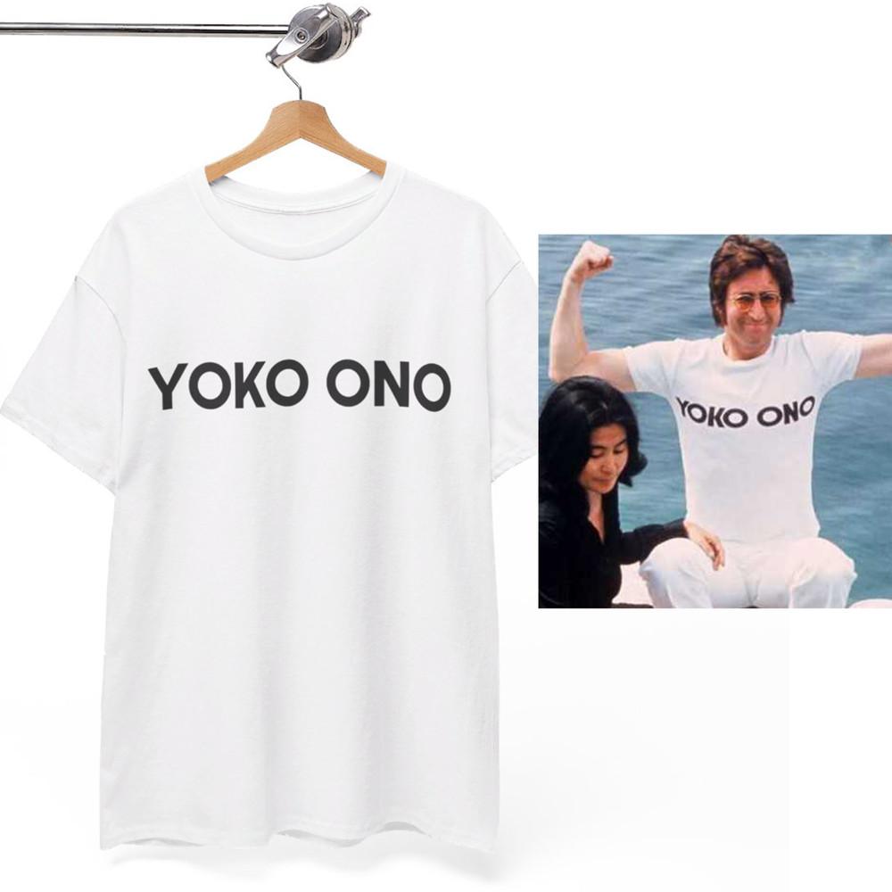 John Lennon T-Shirt Yoko Ono Tee worn by John Lennon Unisex Shirt XL