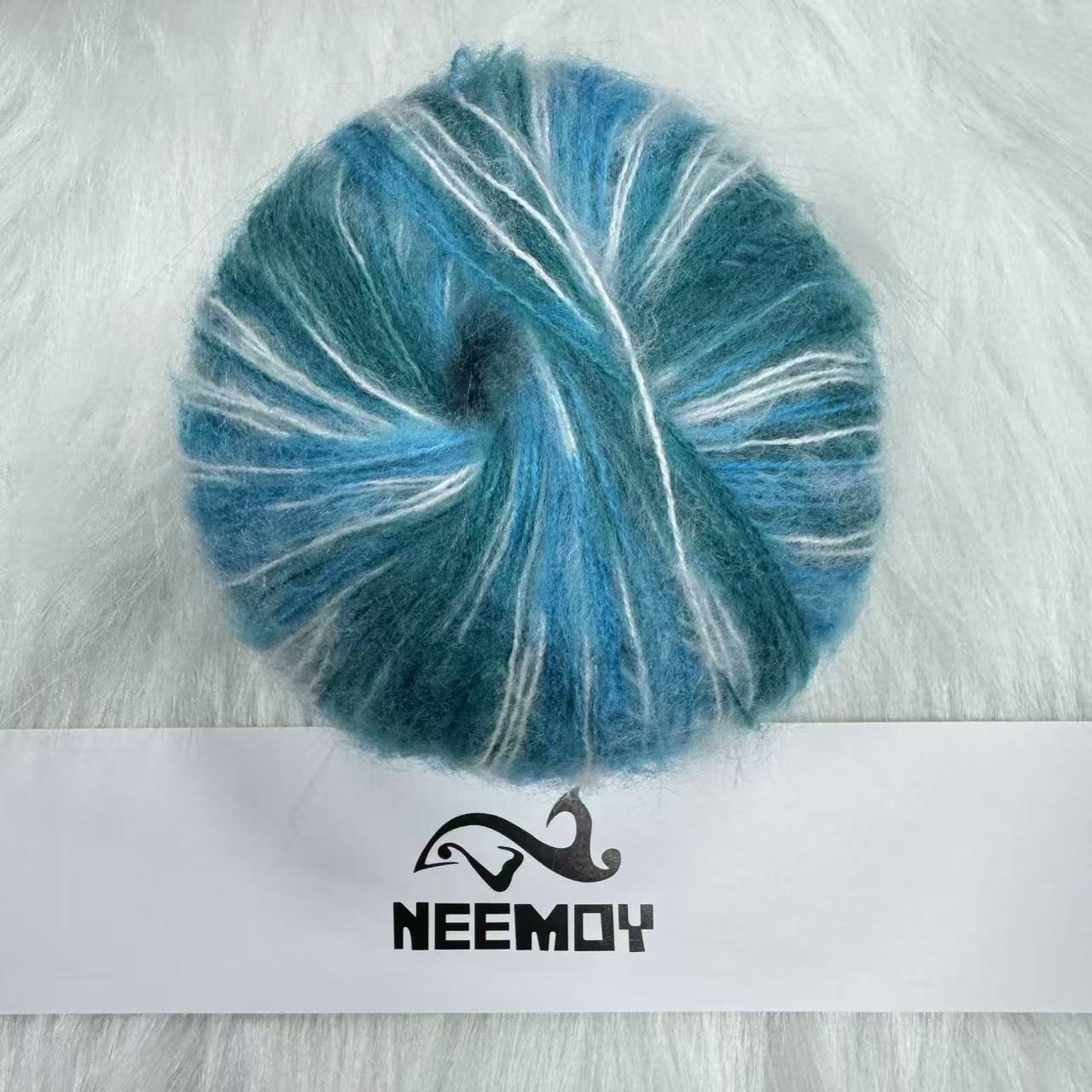 

2Pcs Total 50g Mohair Acrylic Yarn for Knitting Lana Wool Crochet Yarn To Knit Hand 0.75mm Crochted Line Threads Needlework