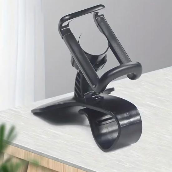 Car Mobile Phone Stand Holder 360-degree Rotation Phone Mount GPS Navigation Bracket Universal Spherical Adjustment Clip-on Phone Mount