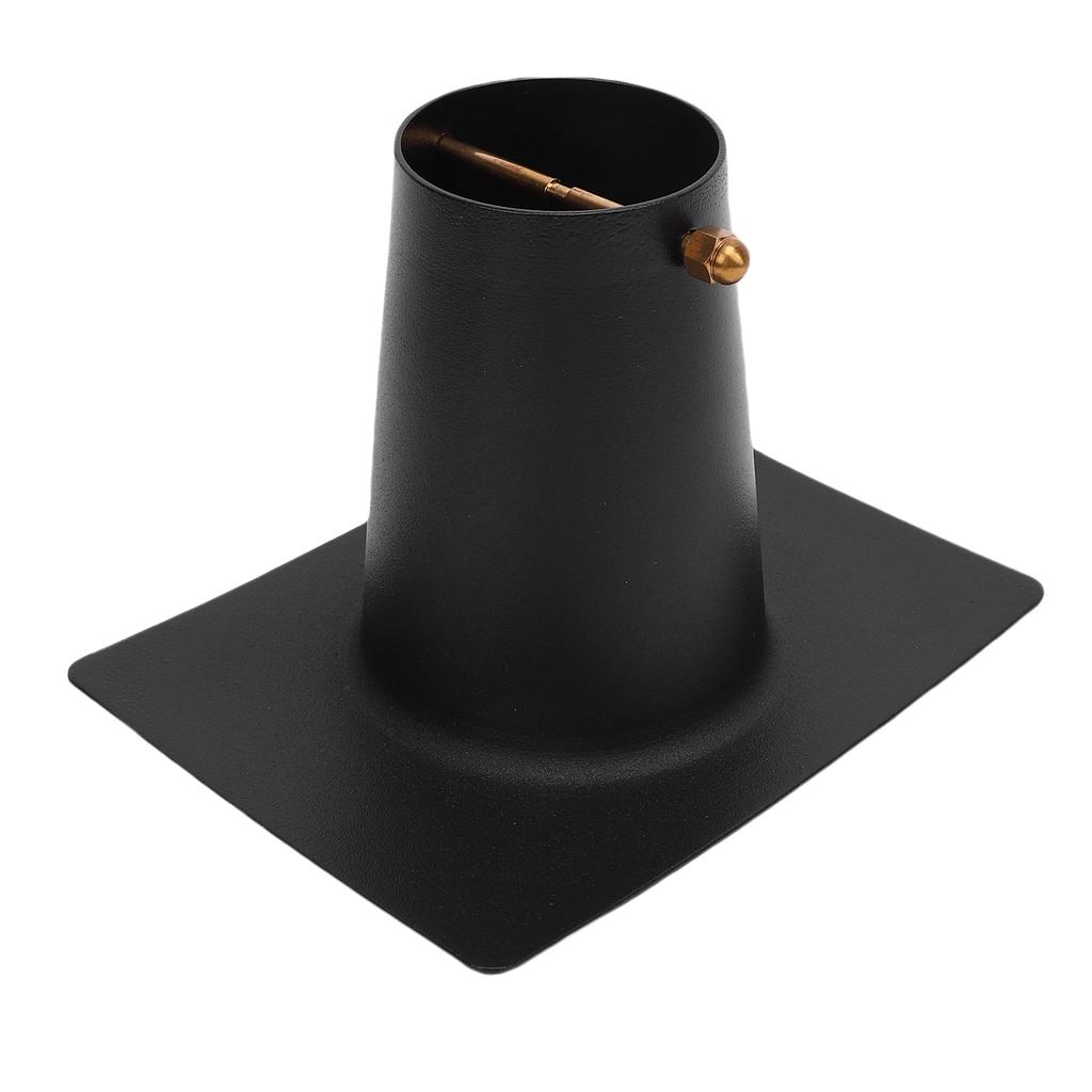 Rain Chain Gutter Adapter Installer Black Powder Coated Aluminum Downspout Installation Tool