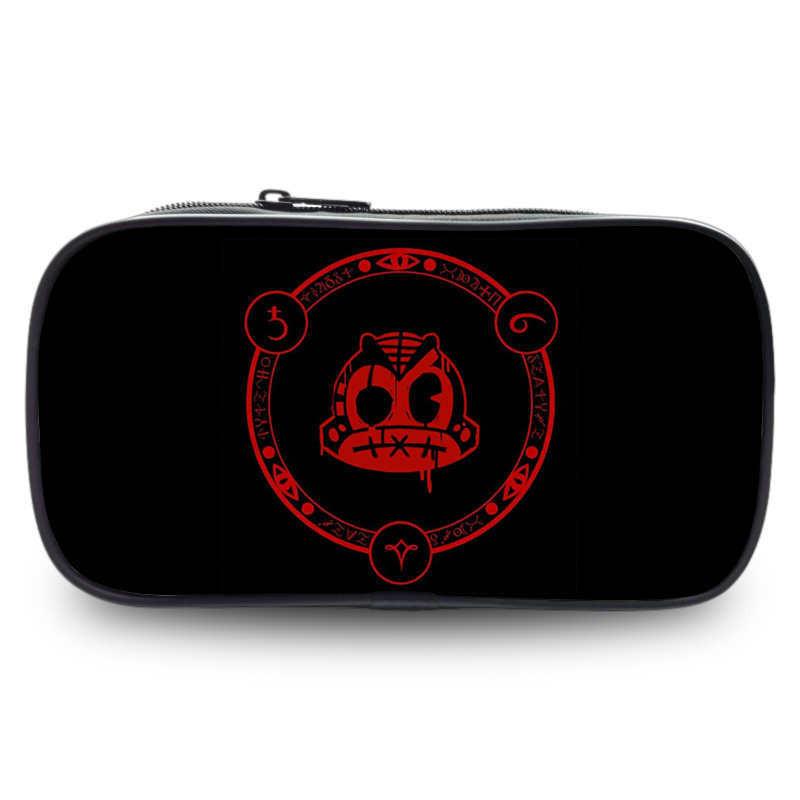 Spacious Dark Deception Pencil Case For Students In Durable Oxford Fabric