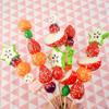 Realistic Simulation Candied Haws Artificial Fruit for Photography Props