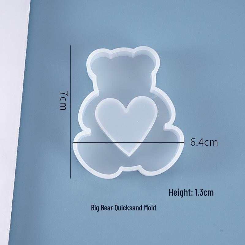 Poppy DIY Crystal Epoxy Sand Flow Pendant Silicone Mold Kit