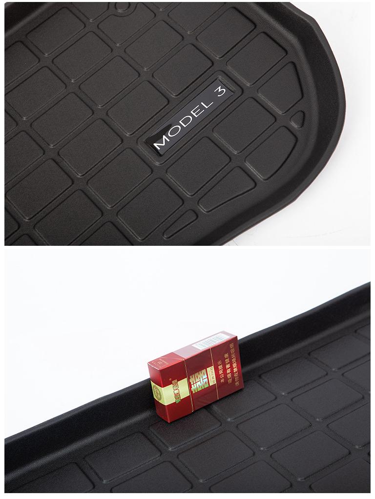 Tesla Model 3/Y Custom Front & Rear TPE Trunk Mats