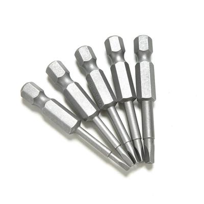 5 Adet / Takım Manyetik Üçgen Başlı Tornavida Uçları S2 Çelik 1/4 Altıgen Şaft 50Mm