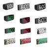 Alarm Clock Digital Electronic Bedroom Bedside Temperature Display Thermometer Snooze Portable Desktop Date Calendar Household