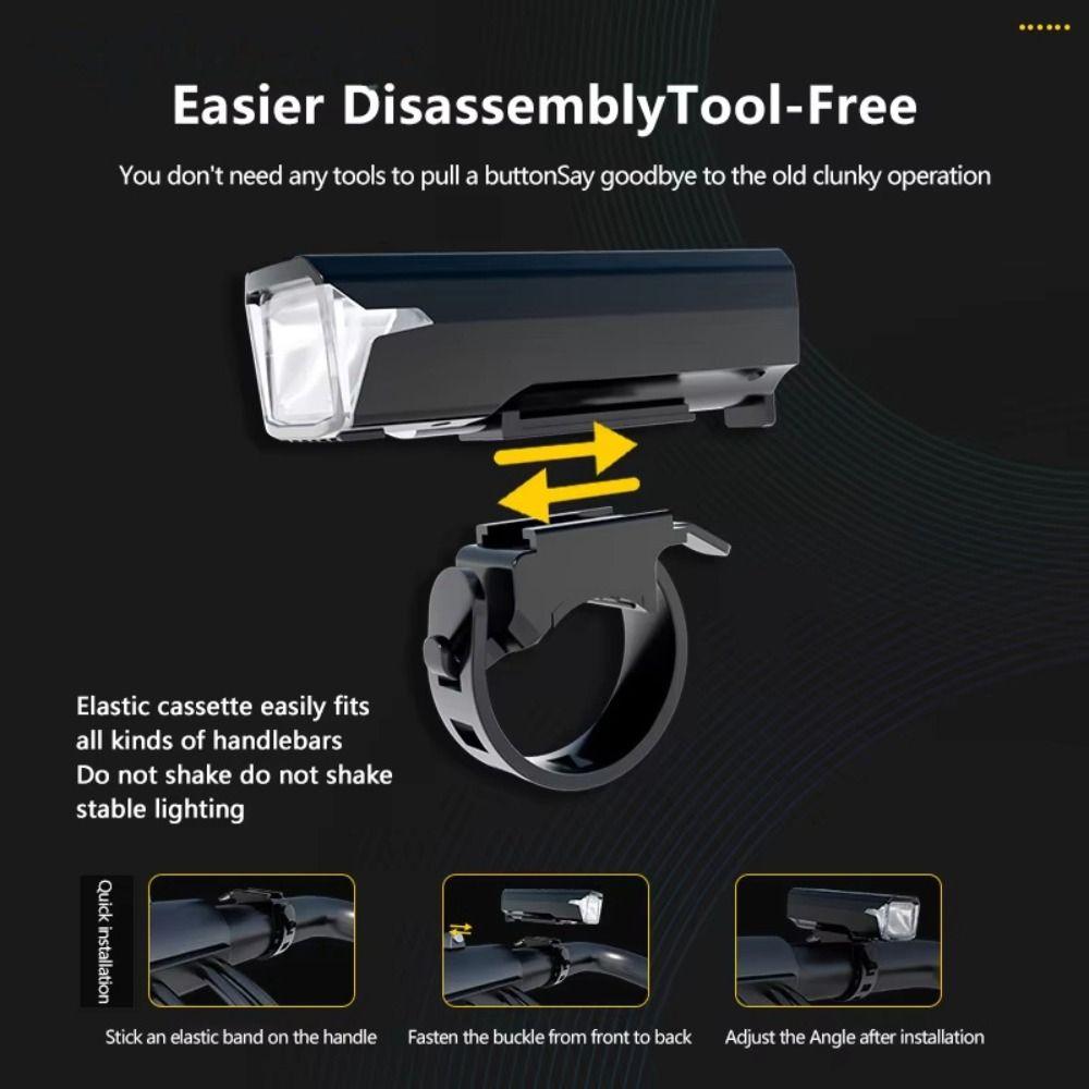 1500mAh Night Bike Headlight Waterproof Road Cycling Light Premium MTB Front Light  Riding