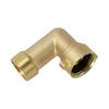 Hose Connector Brass 90 Degree Elbow Adapter For American Threaded Garden Hoses Secure Water Pipe Connection