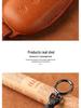 Premium Cowhide Genuine Leather Key Case for L9 Model - Ideal Car Key Protector
