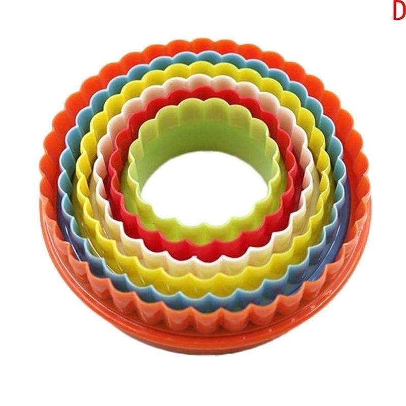 7Stlyes Plastic Biscuit Molds Biscuit Molds Vegetable Cutter Moldes Galletas DIY Cooking Tools