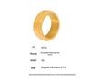 18K Gullbelagt Rustfritt Stål Møtrikk Design Ring - Europeisk & Amerikansk Mote, Enkel & Allsidig.