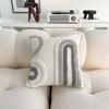 Cotton and Linen Bohemian Ins Wind Pillow Sofa Living Room Pillow Bedside Back Bay Window Tassel Cushion Cover Core
