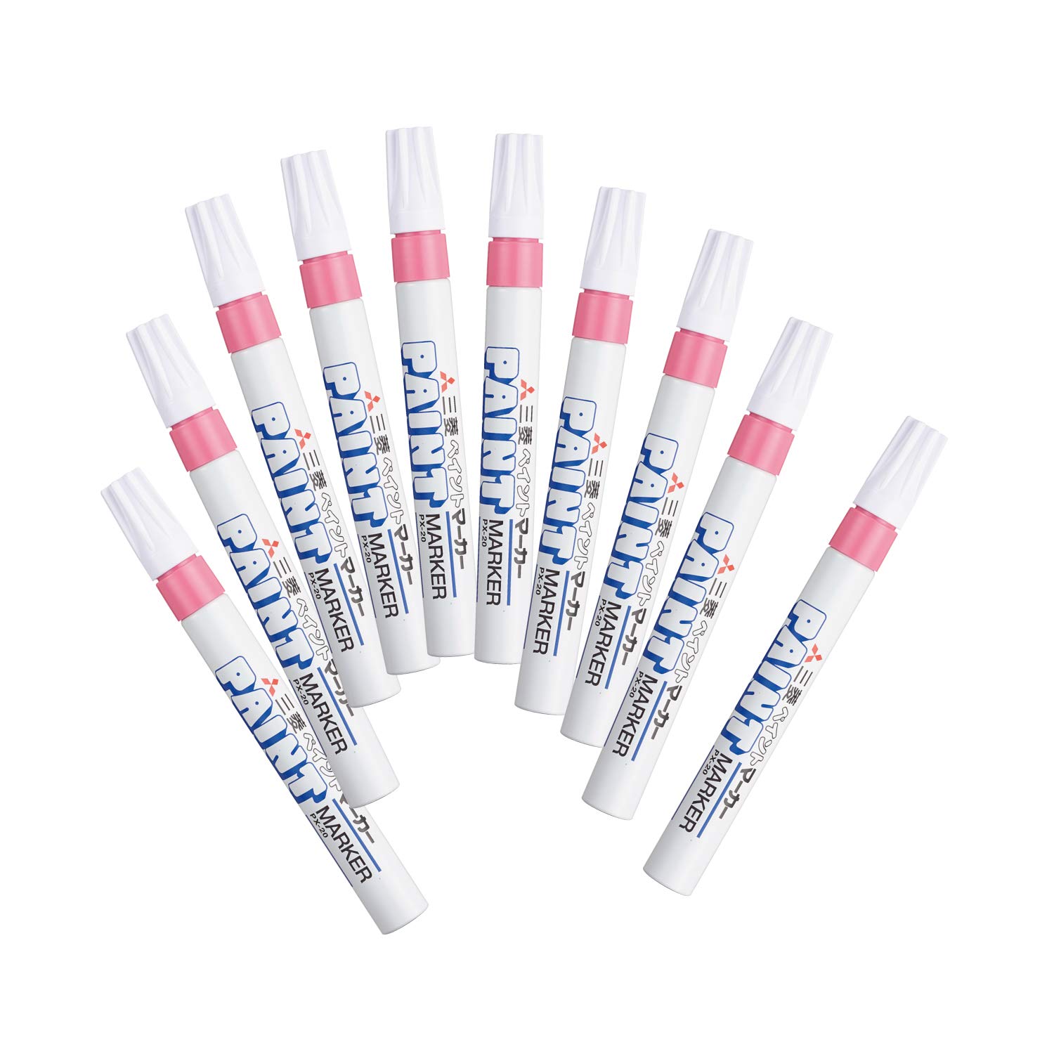 

Mitsubishi Pencil Paint Medium Markers, Nib, Peach, 10-Piece Set, PX20.13